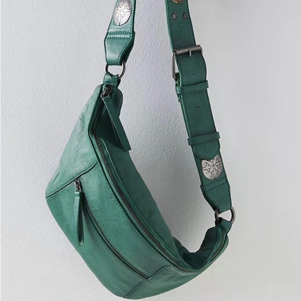 Free People Green Crossbody Bag